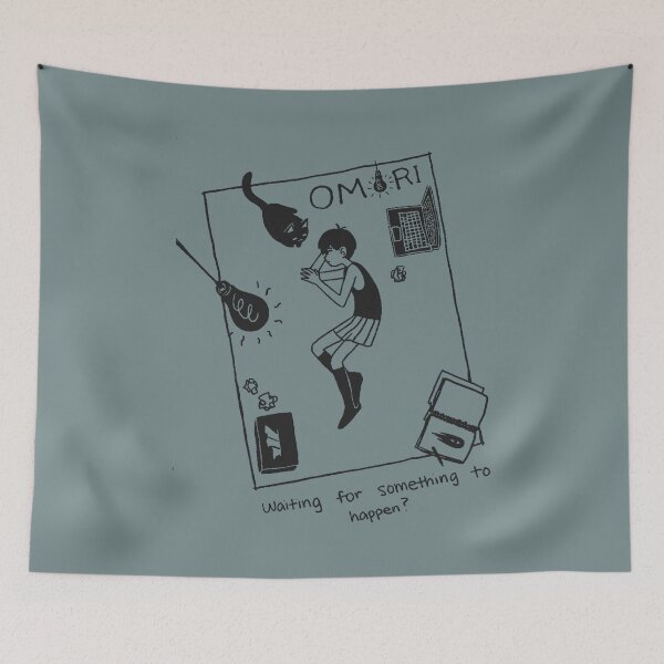 Item preview, Vintage Omori Anime Arts Vaporwave Characters Playing Gaming designed and sold by GeorgeannaCor.