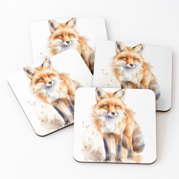 Item preview, Watercolor fox designed and sold by Michael_Silvarian.
