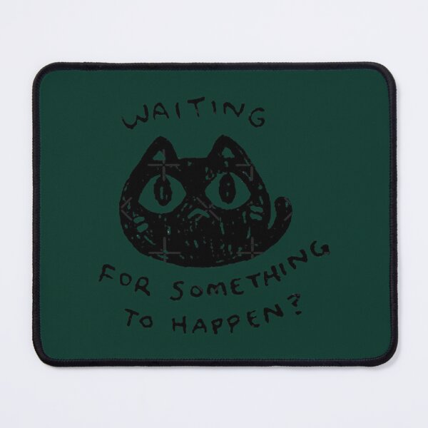 Item preview, Waiting For Something To Happen Omori Cat Inspired Cat Lover  designed and sold by GeorgeannaCor.
