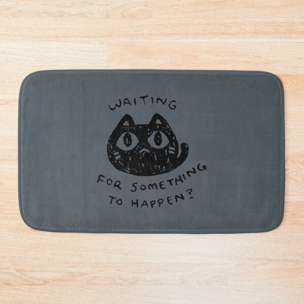 Item preview, Waiting For Something To Happen Omori Cat Inspired Cat Lover  designed and sold by GeorgeannaCor.