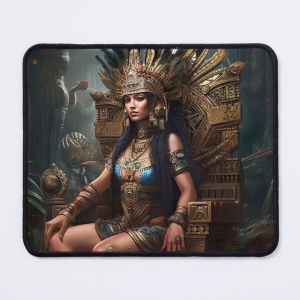 Item preview, Beautiful Aztec Queen Woman 2 designed and sold by alonzoMaria.