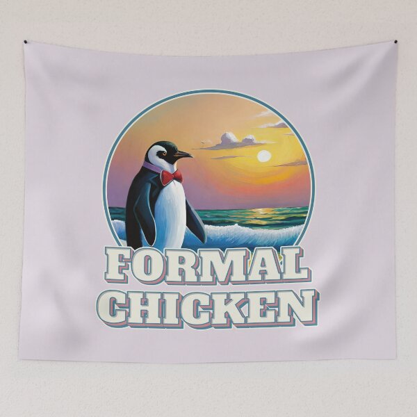 Item preview, Formal Chicken Funny Penguin Meme Ver5 designed and sold by thecatcouch.