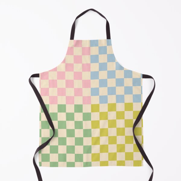 Item preview, 4 Check Checkered Pattern Pastel Blue Green Pink designed and sold by kierkegaard.