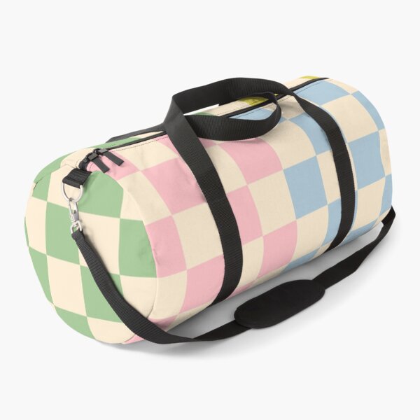 Item preview, 4 Check Checkered Pattern Pastel Blue Green Pink designed and sold by kierkegaard.