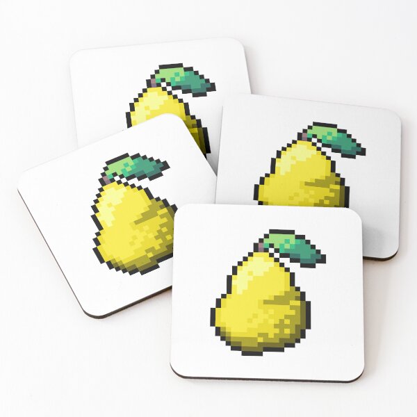 Item preview, Pixel Quince - pixel food art designed and sold by LittleFoodShop.