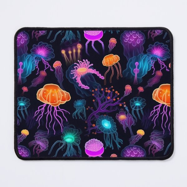 Item preview, Ocean full of colorful jellyfish - wonders of the ecosystem - medusa sea designed and sold by Pixelboys.
