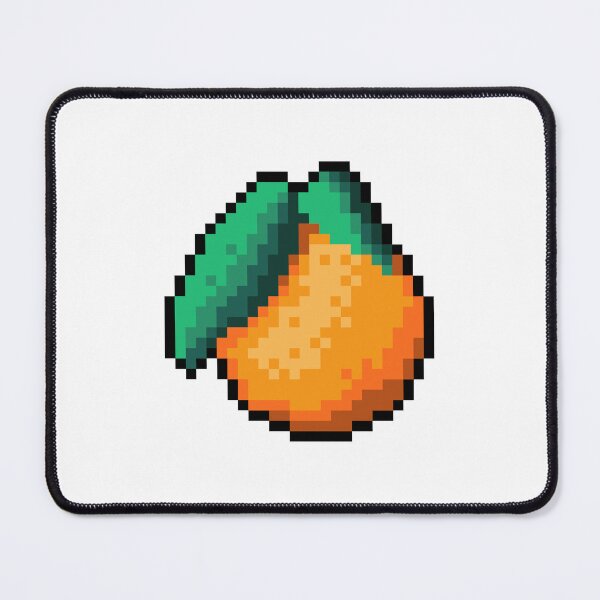 Item preview, Pixel Tangeriene - pixel food art designed and sold by LittleFoodShop.
