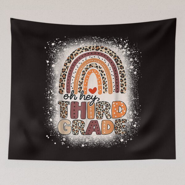 Item preview, Oh Hey Third Grade Rainbow Bleached 1st Day Of School Girls designed and sold by DhamonW.