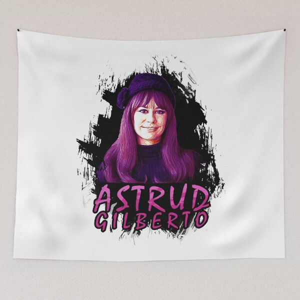 Item preview, Celebrating Astrud Gilberto -  Digital illustration design designed and sold by Color-Lab.