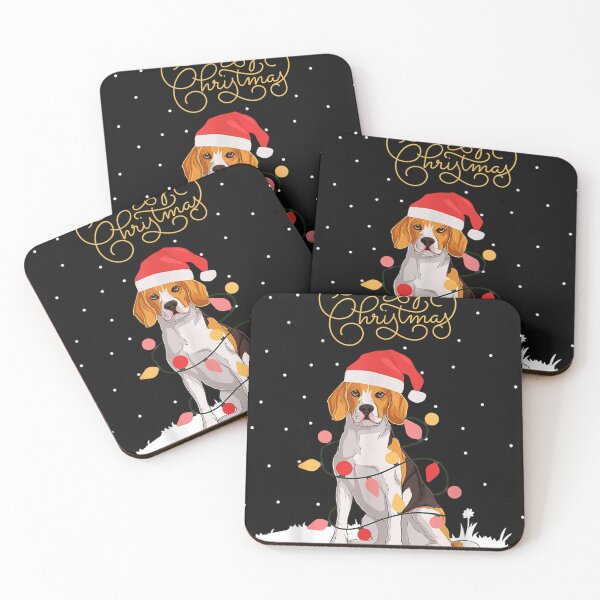 Item preview, Beagle Merry Christmas Funny Xmas Christmas Beagle  designed and sold by JamesOgdenDF.