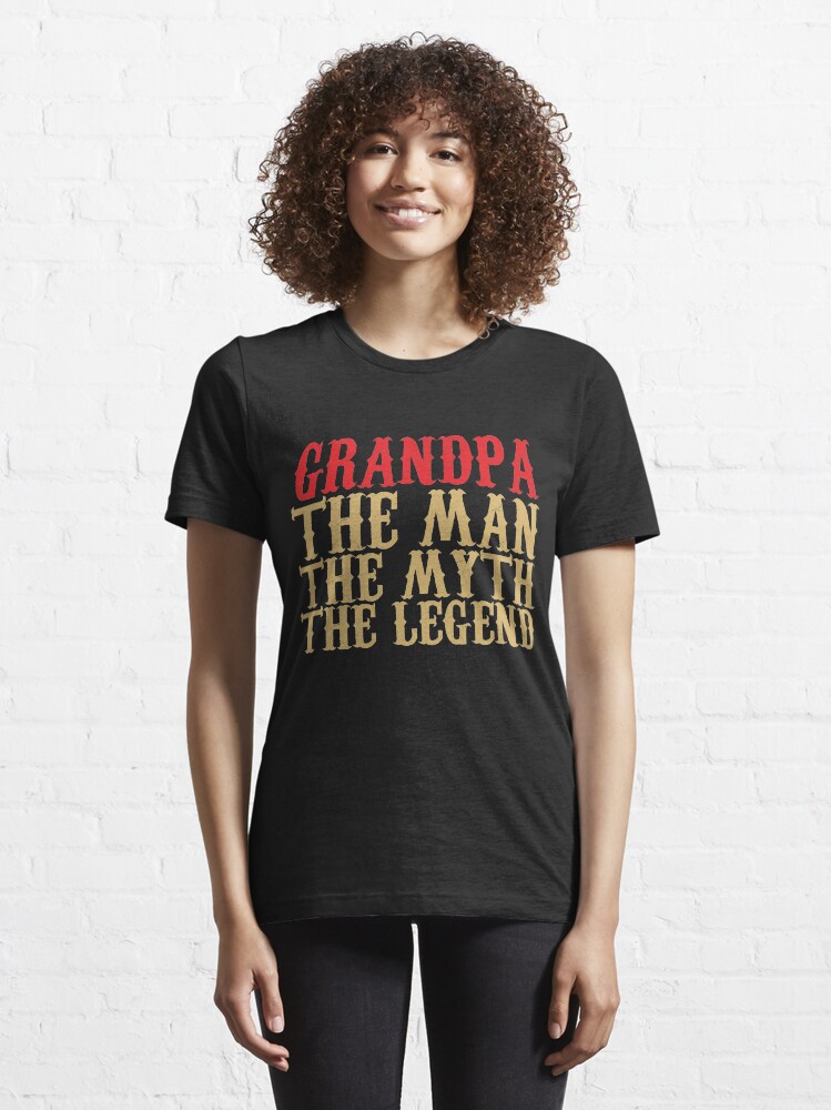 Alternate view of Grandpa - The Man, The Myth, The Legend Essential T-Shirt