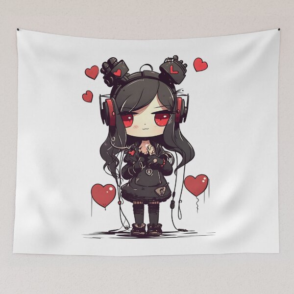 Item preview, Queen of Hearts Emo Art designed and sold by StickeryPickery.