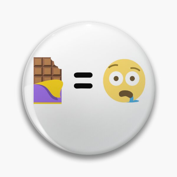 Item preview, Chocolate and Drooling emoji designed and sold by ScrappyDesigns.