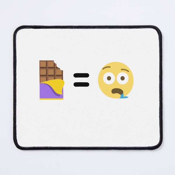 Item preview, Chocolate and Drooling emoji designed and sold by ScrappyDesigns.