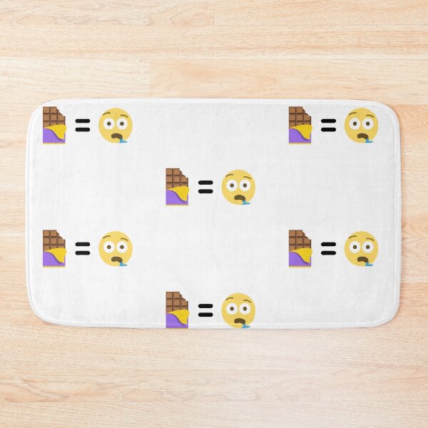 Item preview, Chocolate and Drooling emoji designed and sold by ScrappyDesigns.