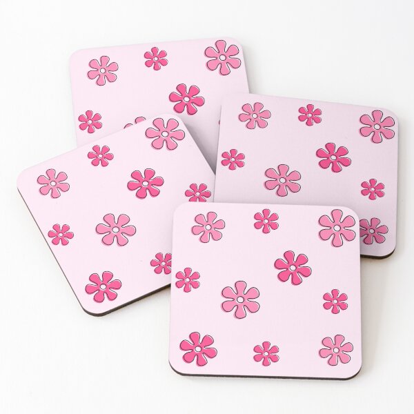 Item preview, Hot and Light Pink Flowers designed and sold by AestheticAnnette.