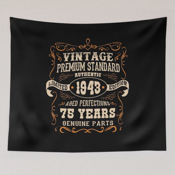 Item preview, Vintage 75th Birthday  - Antique Made In 1943  designed and sold by TeeTimeGuys.