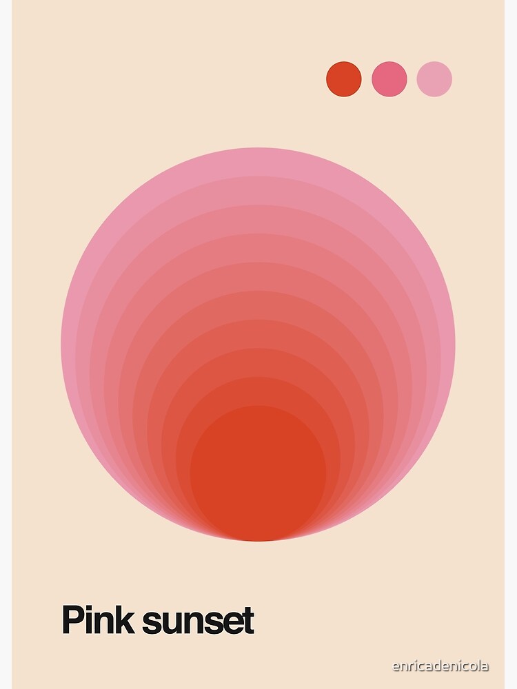 Capri Pastel Pink Preppy Aesthetic Print Poster for Sale by enricadenicola