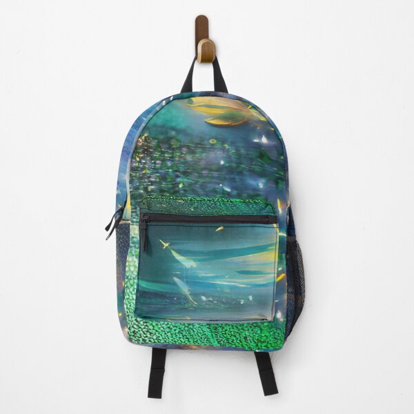 Item preview, fireflies, abstract art, sea, sky,  designed and sold by Maria Mihailova.