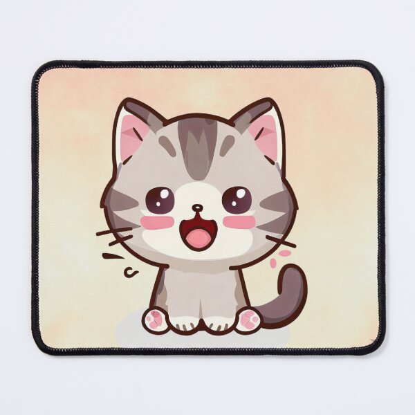 Item preview, Cute Kitty Digital Art Sticker designed and sold by teespedia.