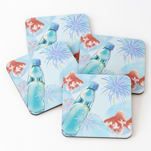 Item preview, Japanese marble soda with goldfish designed and sold by Jnnnnn.