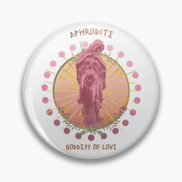 Item preview, Aphrodite goddess of love Greek mythology, gold designed and sold by Mirksaz-designs.