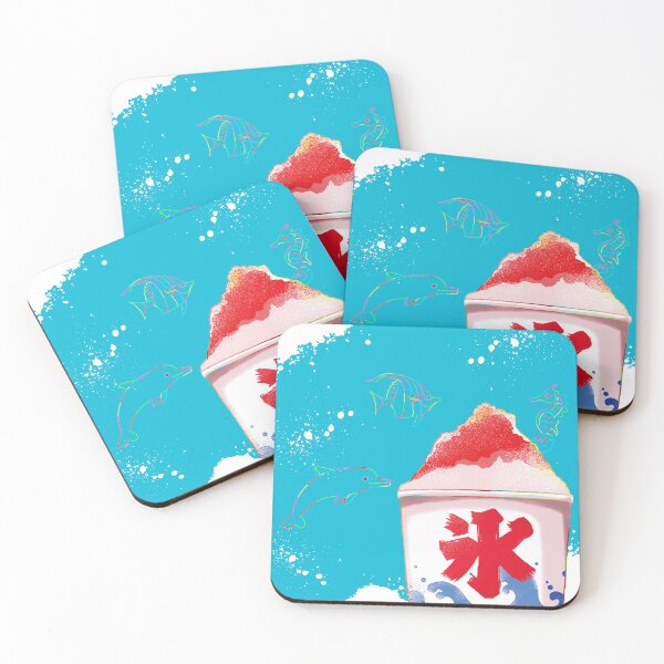 Item preview, Summer shaved ice and colorful fish designed and sold by Jnnnnn.