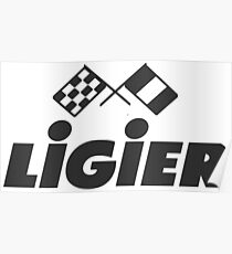 ligier logo black Poster