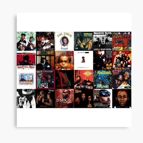 Hip Hop des années 90 Impression sur toile