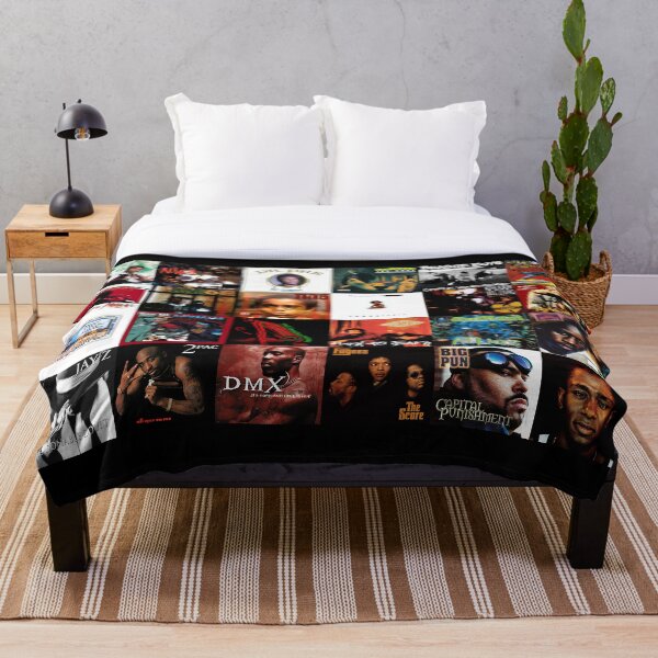 90's Hip Hop Throw Blanket