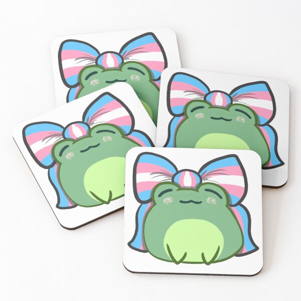 Item preview, Trans Ribbon Pride Frog designed and sold by Lief-777.
