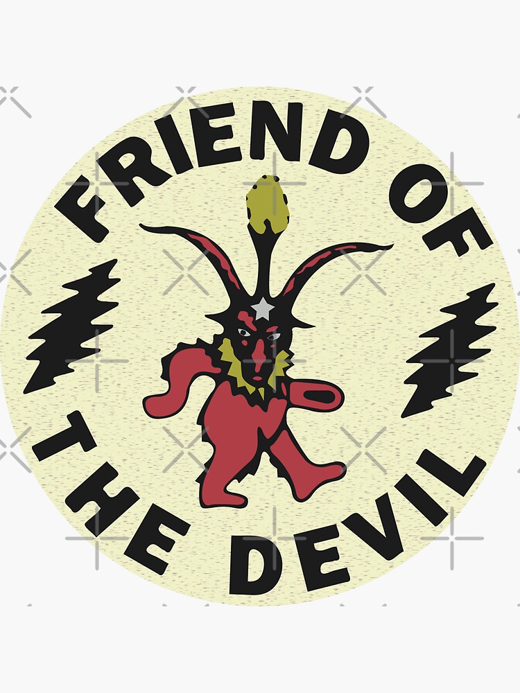 Friend of the Devil Sticker