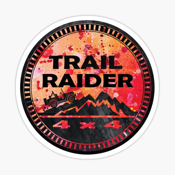 Jeep Trail Raider Sticker