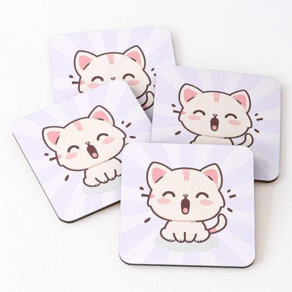 Item preview, Cute Kitty Digital Art Sticker designed and sold by teespedia.