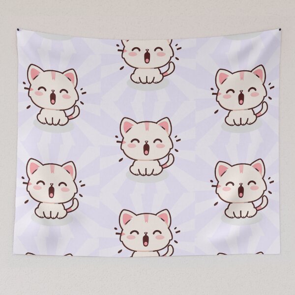 Item preview, Cute Kitty Digital Art Sticker designed and sold by teespedia.