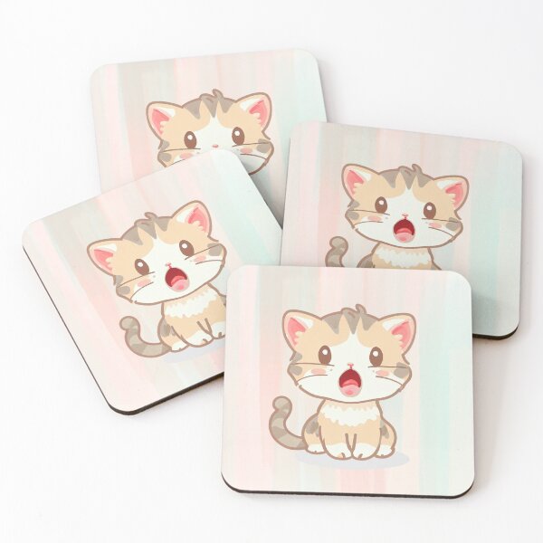 Item preview, Cute Kitty Digital Art Sticker designed and sold by teespedia.