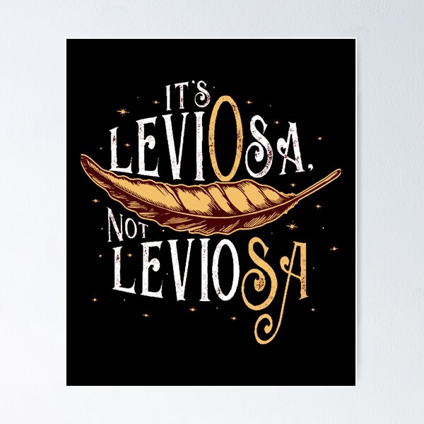 Quadro e poster Harry Potter - It's leviosa, not Leviosaa! » - Quadrorama