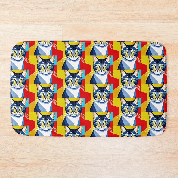 Item preview, Cat Design with vibrant colors designed and sold by varodesign.