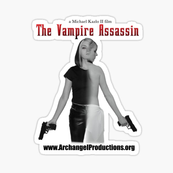 The Vampire Assassin artwork Sticker