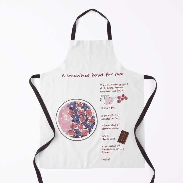 Item preview, Pink breakfast fruit smoothie bowl for two designed and sold by JinJinYoon.