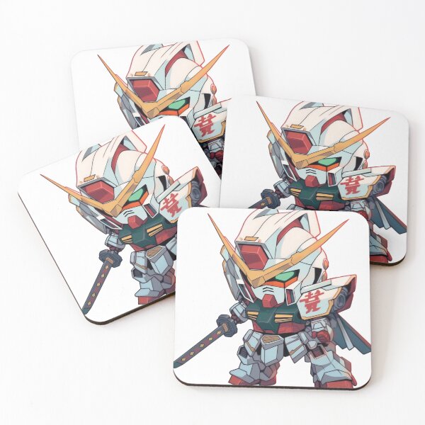 Item preview, Chibi Mecha Gundam w Sword (Green and White) designed and sold by CrowVision.