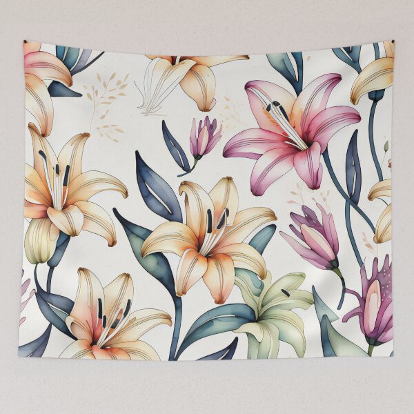 Item preview, Vibrant Floral Pattern 8 designed and sold by Dreamy-Spirit.