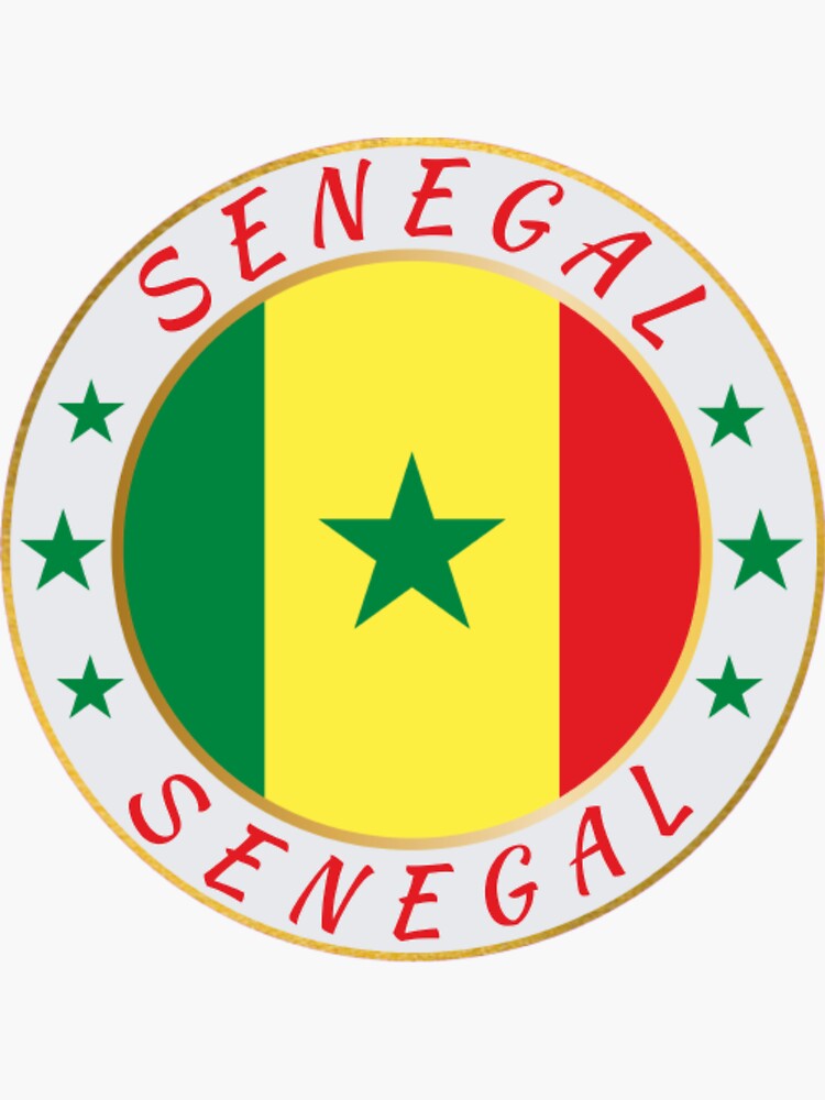 Bandeira de senegal fotomural • fotomurais Senegal, filete, emblema