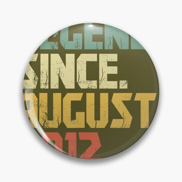Item preview, Funny 10 Years old 	- Vintage Legend Since August 2012 	 	 designed and sold by mrvtrrwvpmi18.