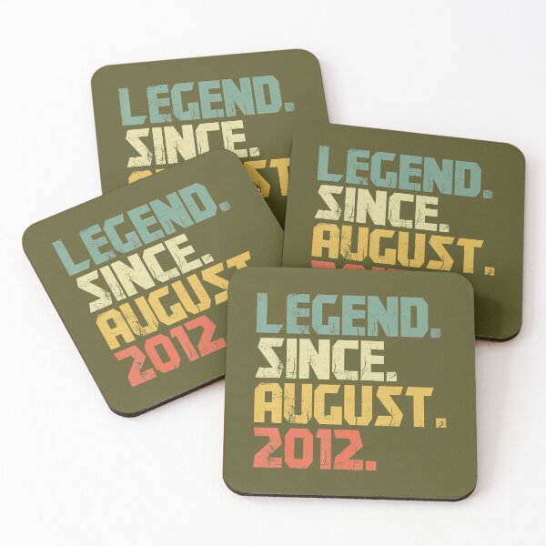 Item preview, Funny 10 Years old 	- Vintage Legend Since August 2012 	 	 designed and sold by mrvtrrwvpmi18.