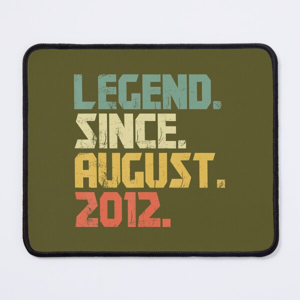 Item preview, Funny 10 Years old - Vintage Legend Since August 2012 designed and sold by mrvtrrwvpmi18.