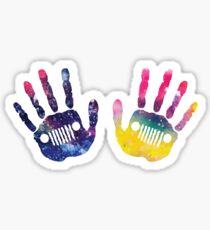 Left and Right Jeep Wave Sticker