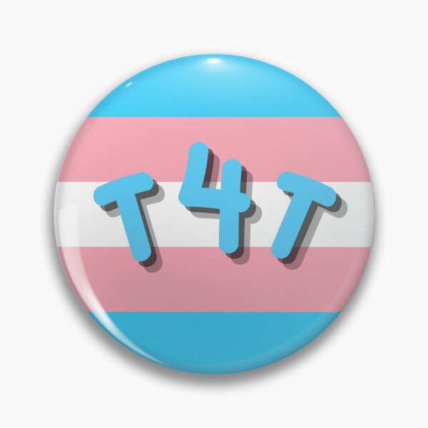 Item preview, T4T | Trans For Trans | Transgender | LGBTQ Pride | T4T designed and sold by Furia LGBTQ+ Accessories.