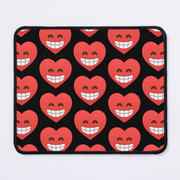 Item preview, Big Grin Red Heart Emoji designed and sold by ScrappyDesigns.