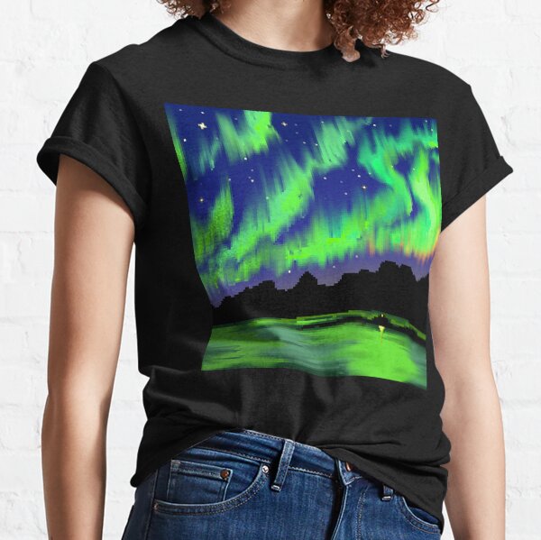 aurora green tie dye shirt